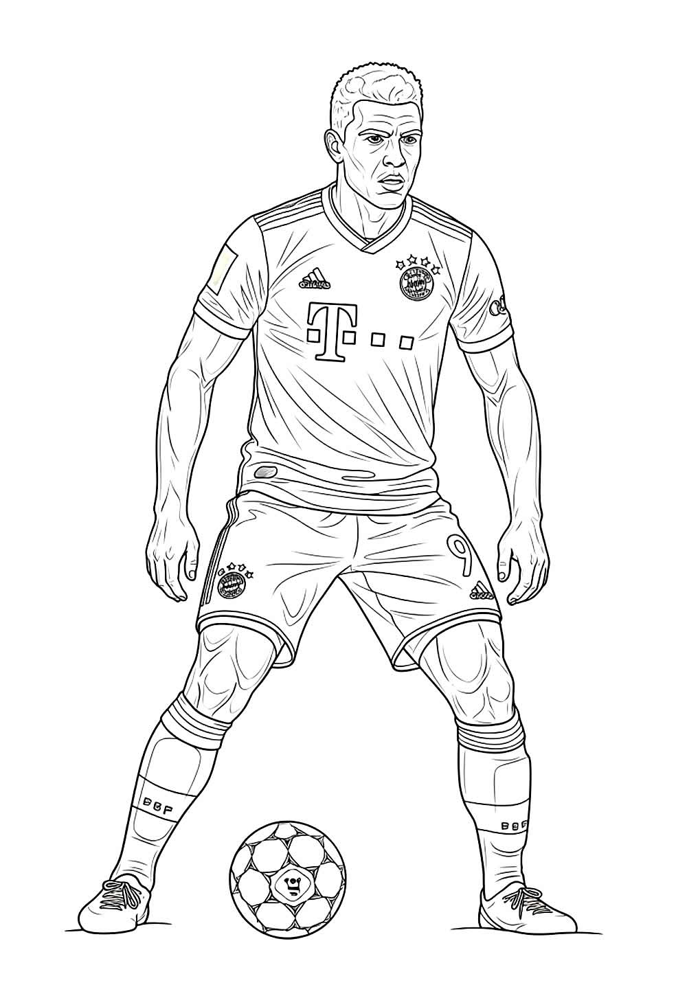 Desenhos do Bayern de Munique para pintar
