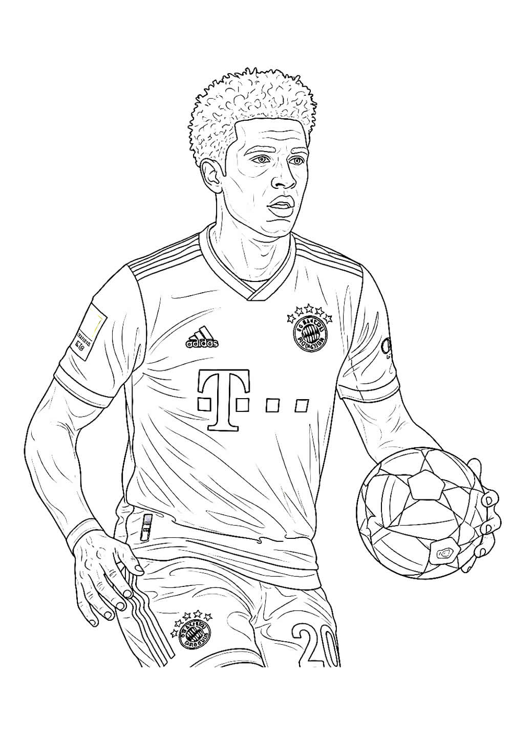 Desenhos do Bayern de Munique para pintar e colorir
