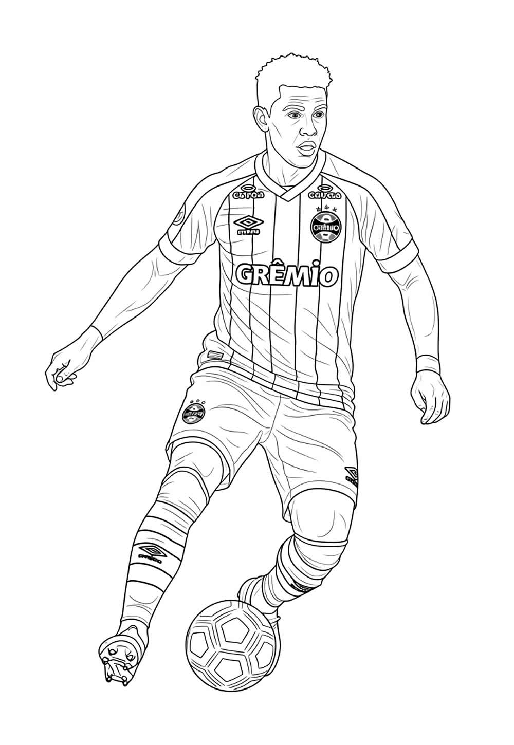 Desenho do Grêmio para colorir