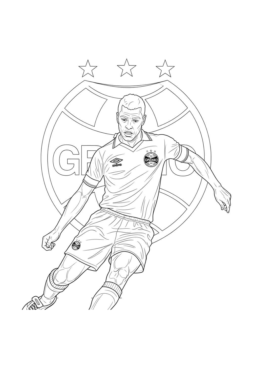Desenho do Grêmio para imprimir