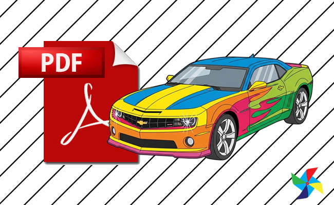 Desenhos de Camaro em PDF