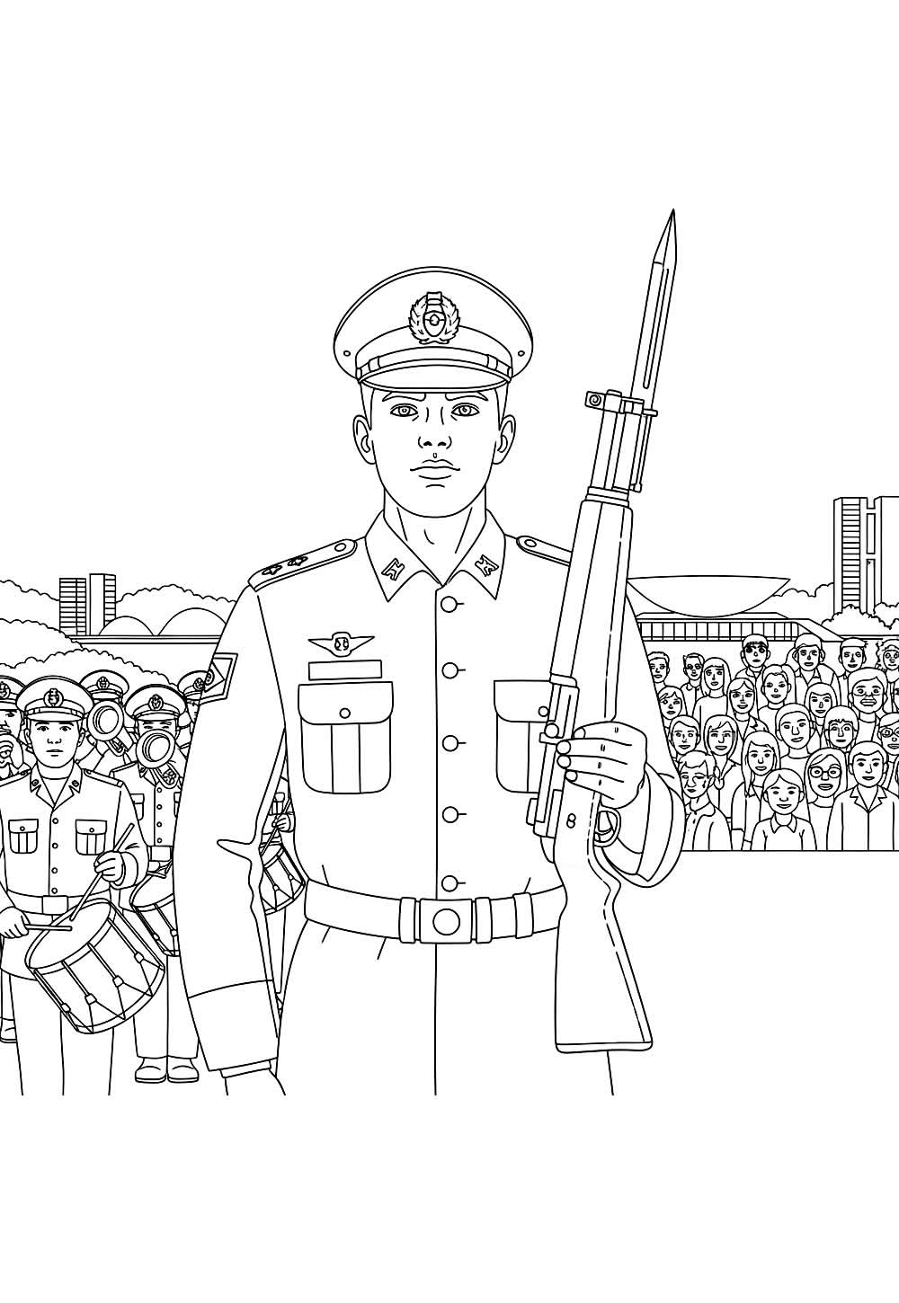 Desenho de Dia da Independência