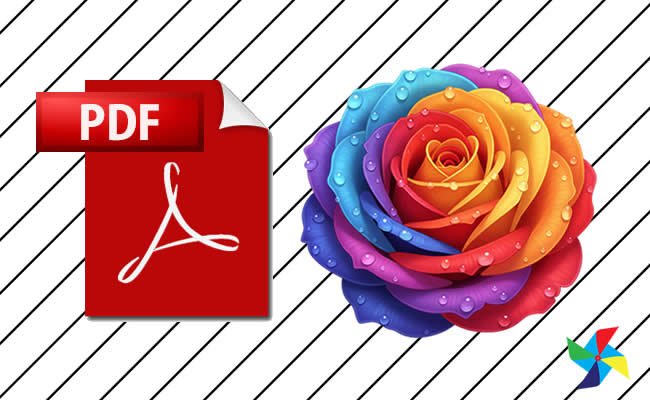 Desenhos de Flor Realista em PDF