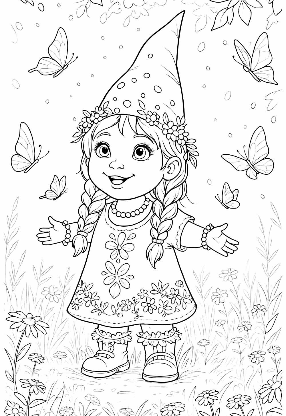 Desenhos de Gnoma para colorir