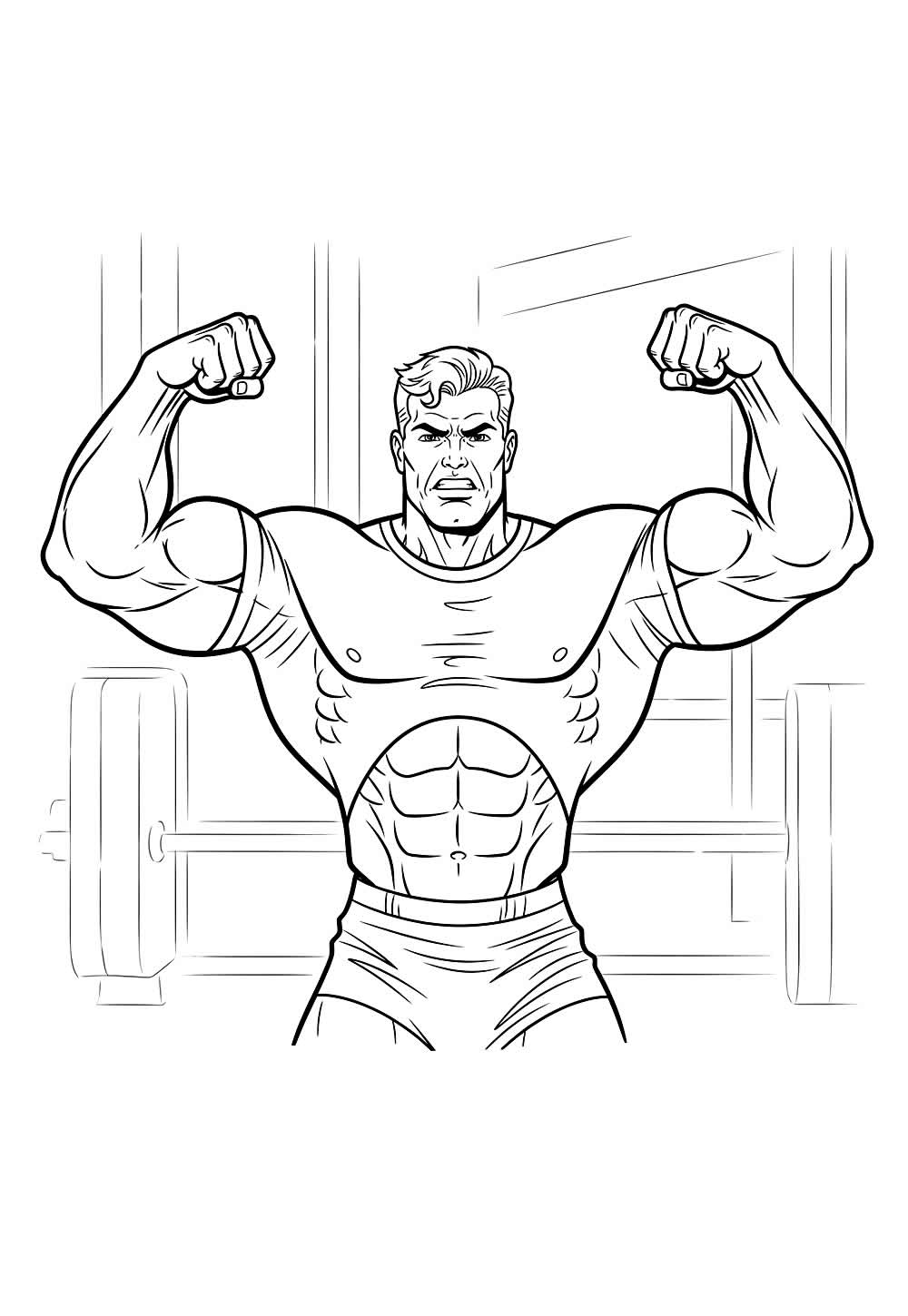 Homem Forte para pintar