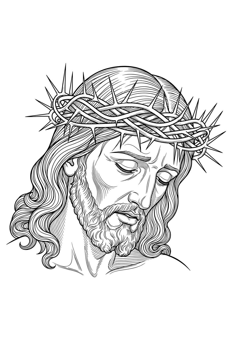 Jesus com a Coroa de Espinhos