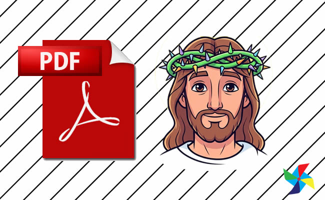 Desenhos de Jesus com Coroa de Espinhos em PDF