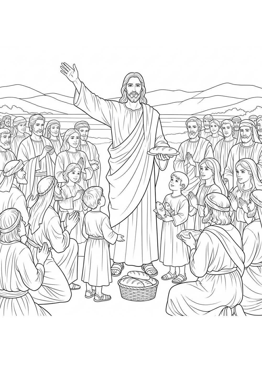 Desenhos Jesus Pintar