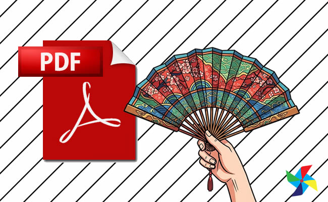 Desenhos de Leque em PDF
