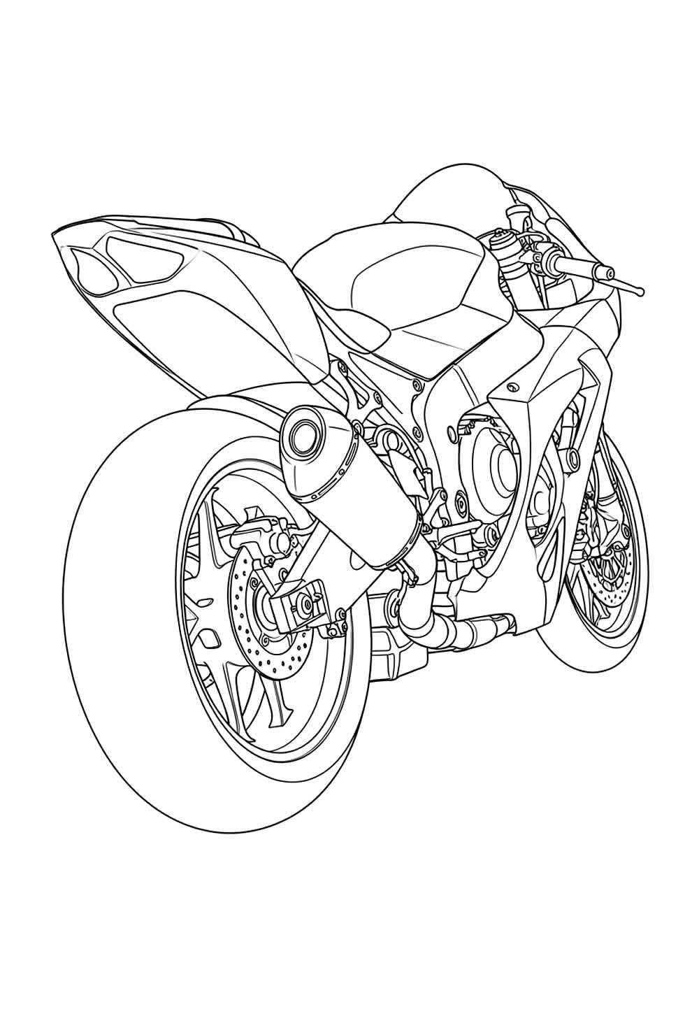 Desenho de Moto