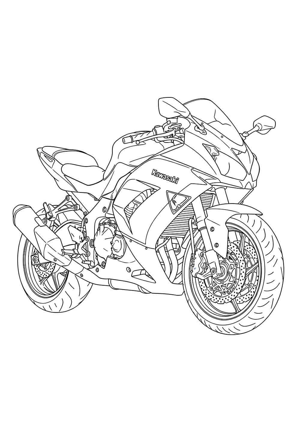 Desenho de Moto