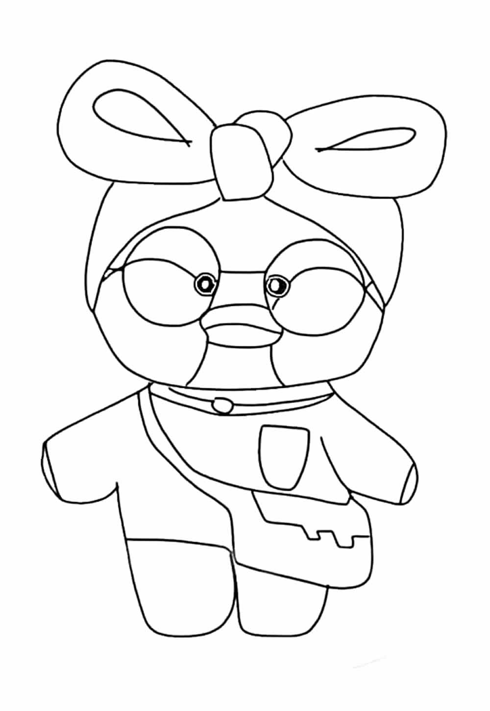 Desenho para pintar de Paper Duck