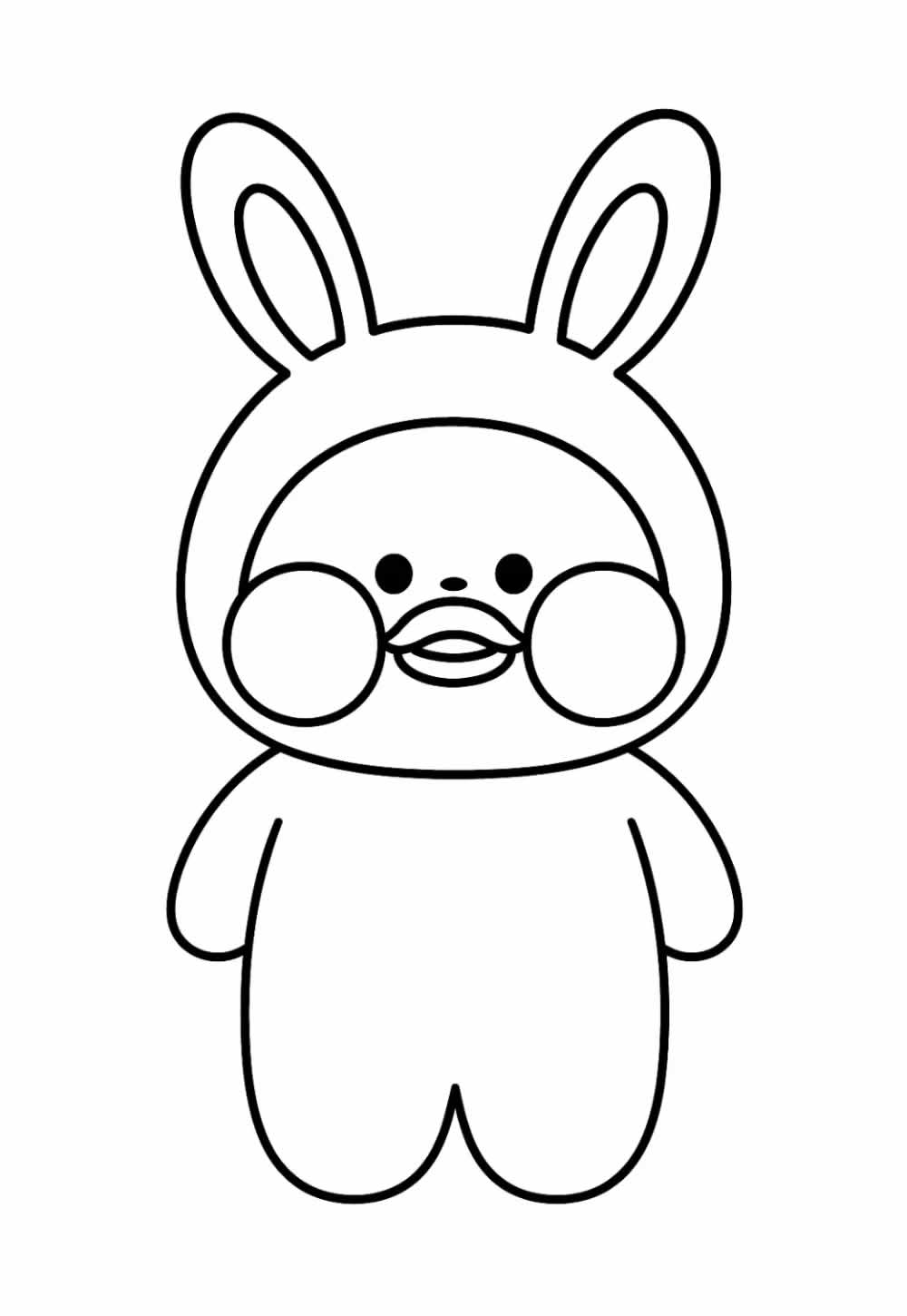 Paper Dcuk para colorir