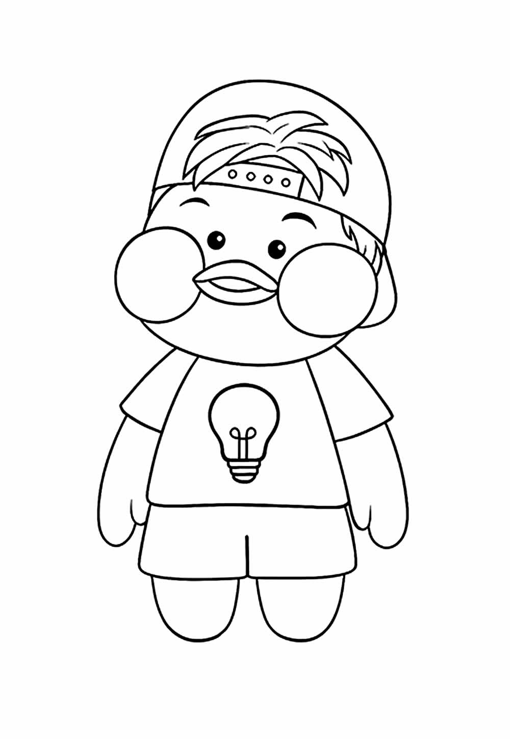 Desenho de Paper Dcuk para imprimir