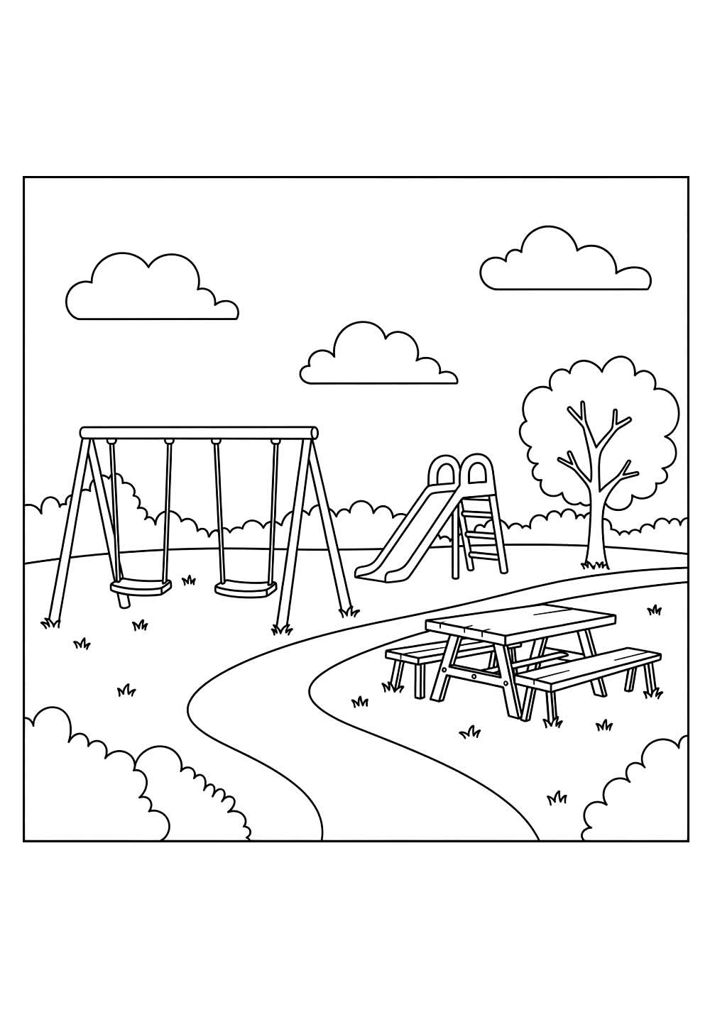 Parque para colorir
