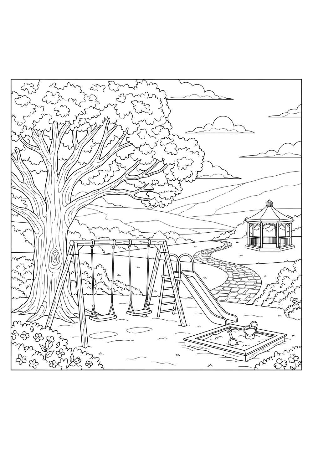 Desenhos de Parque para imprimir