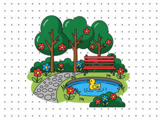 Desenhos de Parque para colorir