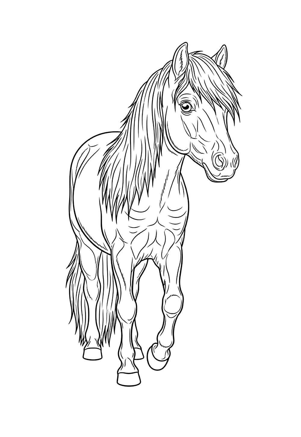 Desenhos de Pônei para pintar
