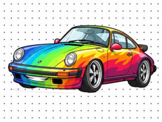 Desenhos de Porsche para colorir