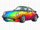 Desenhos de Porsche para colorir