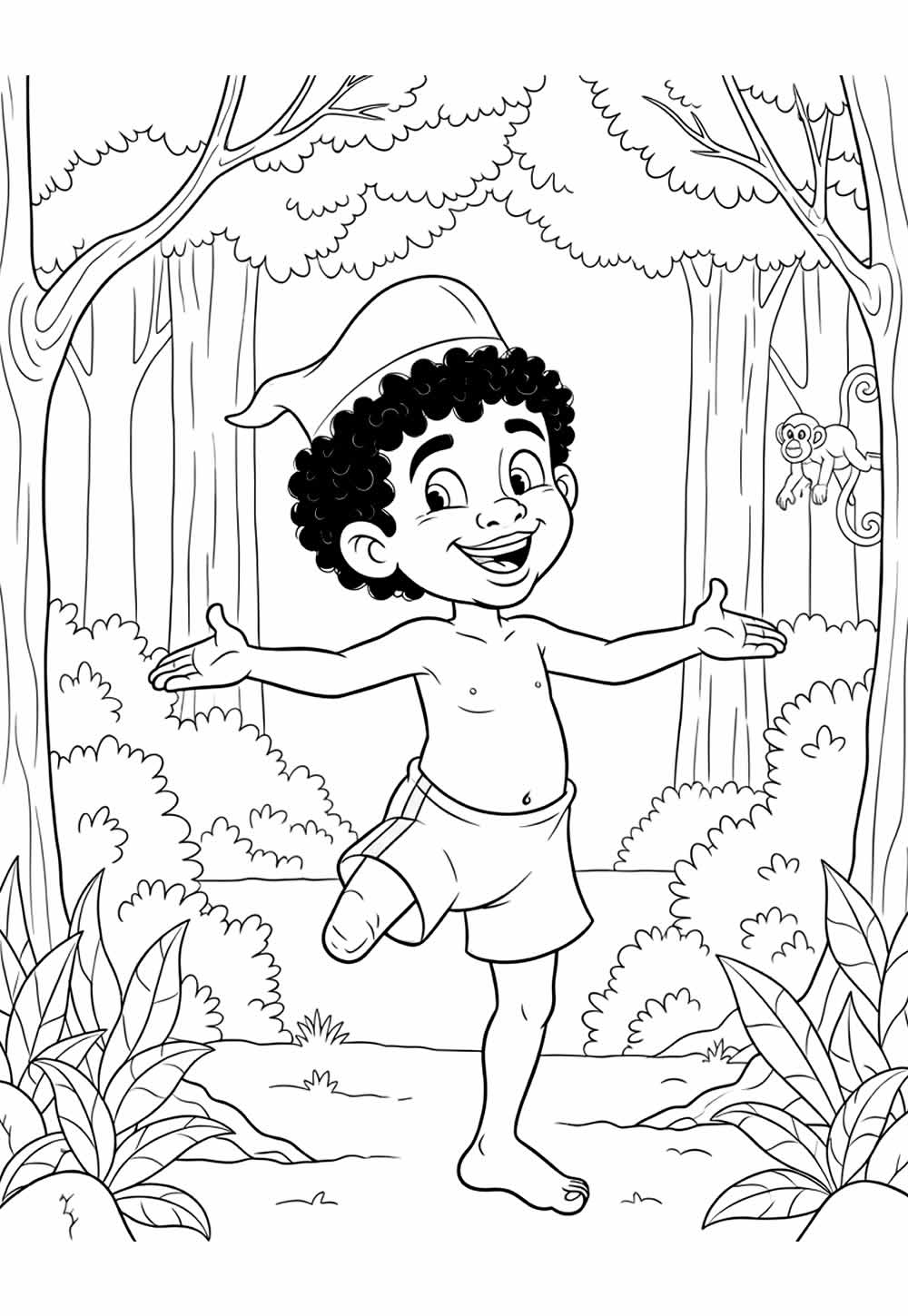 Desenhos Saci Colorir