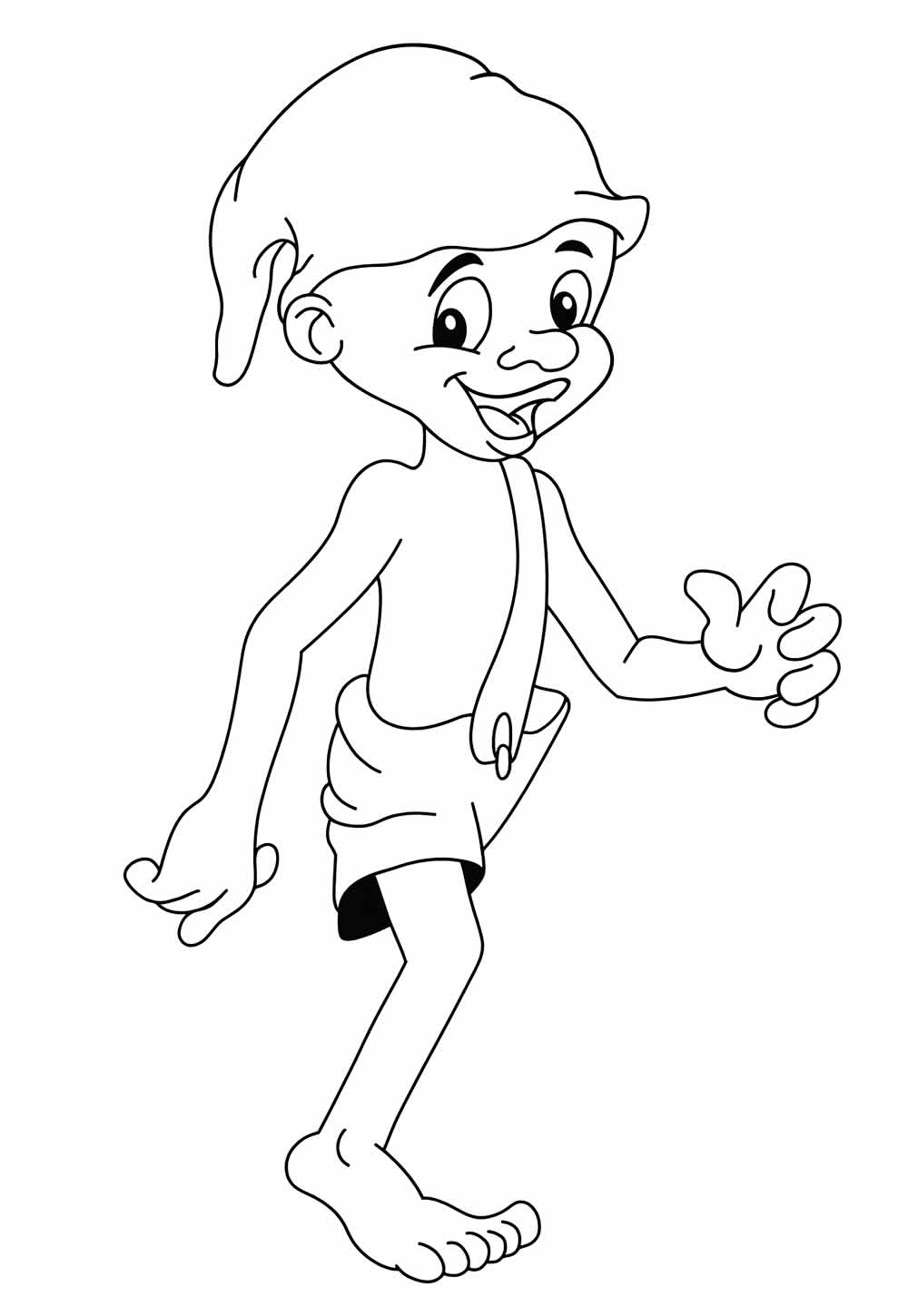 Desenhos Saci Colorir