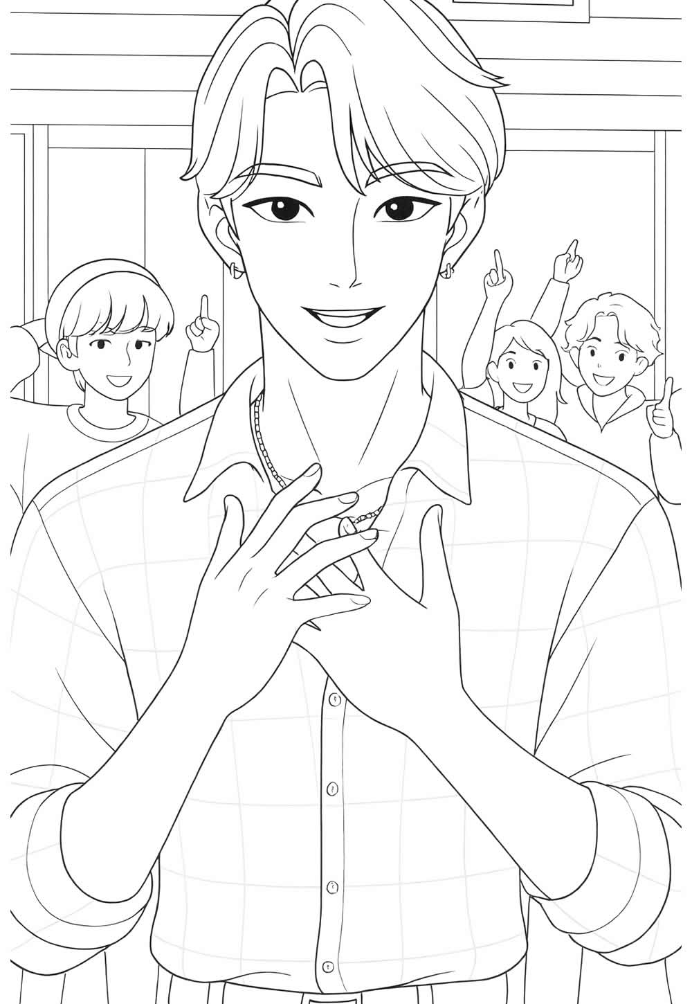 Desenhos do Saja Boys para imprimir