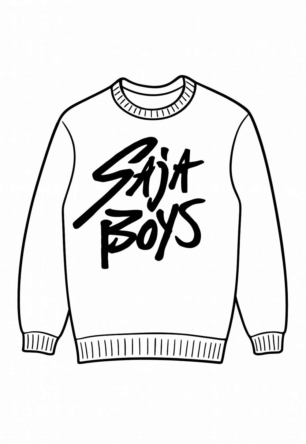 Camisa do Saja Boys - Moletom