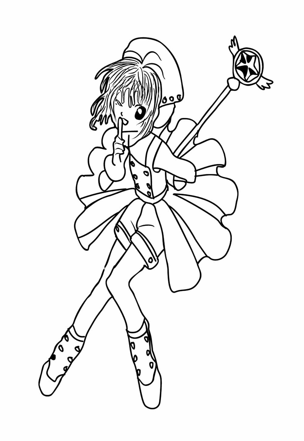 Desenho de Sakura Card Captors