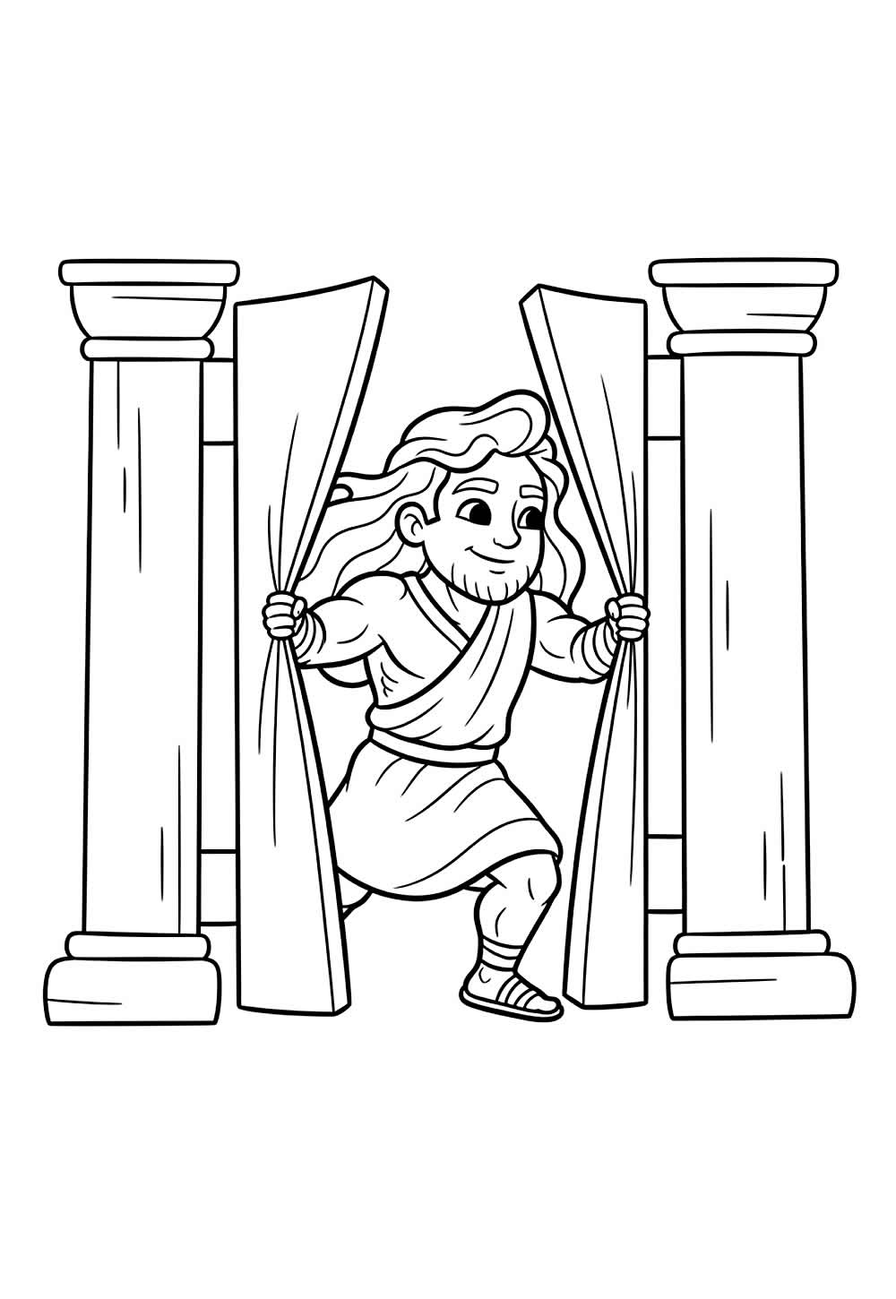 Desenho de Sansão