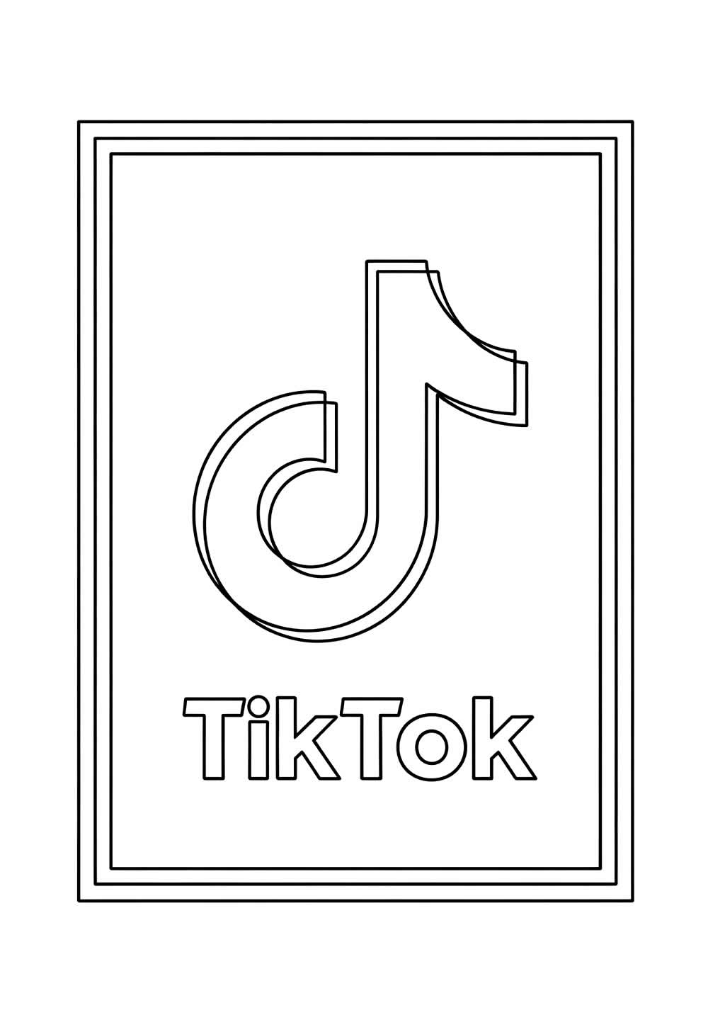 TikTok Colorir e Pintar - Desenhos