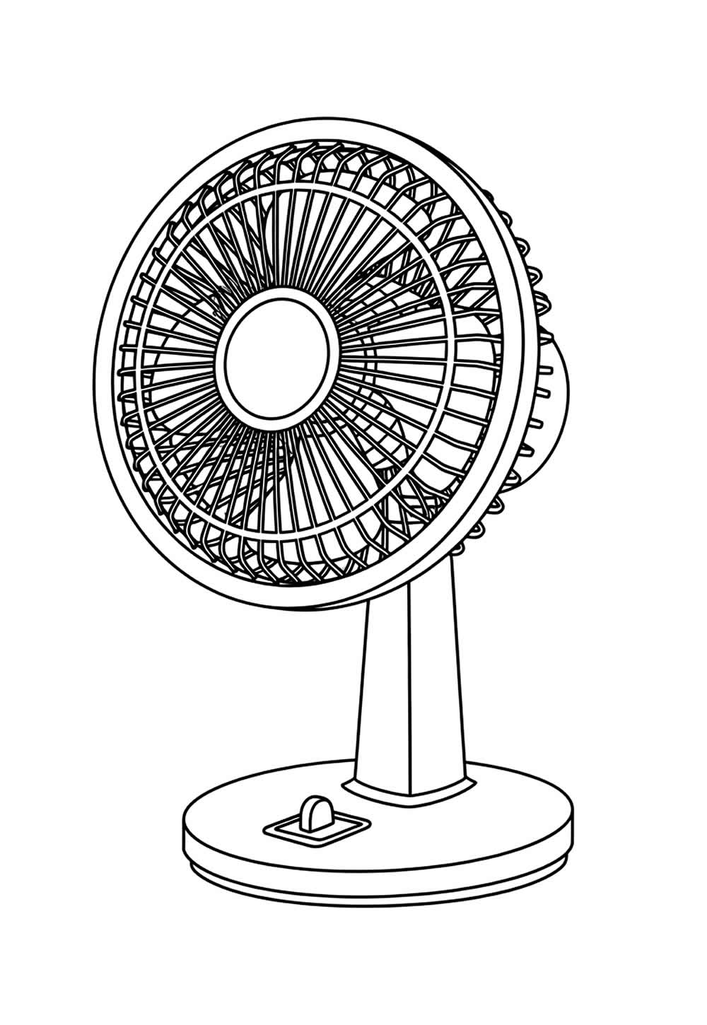 Ventilador para colorir