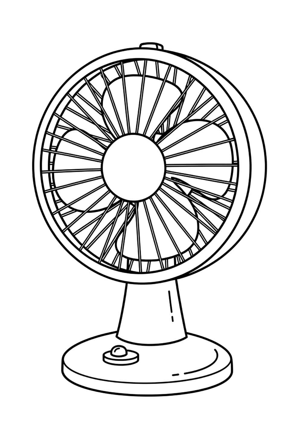 Desenho de Ventilador para imprimir