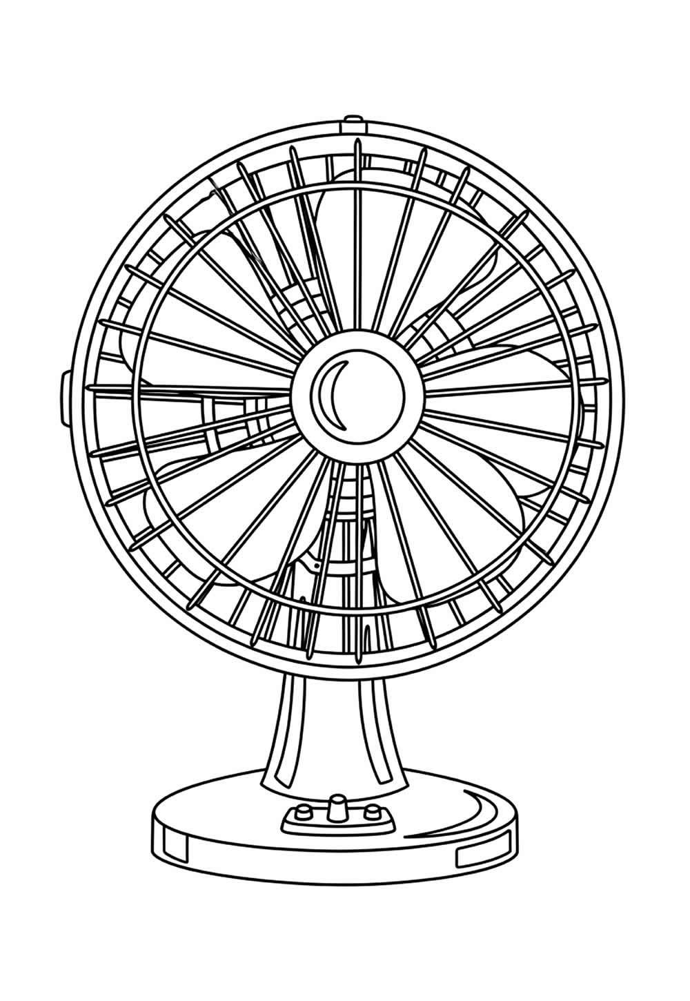 Ventilador para colorir