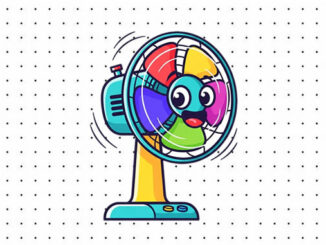 Desenhos de Ventilador para colorir