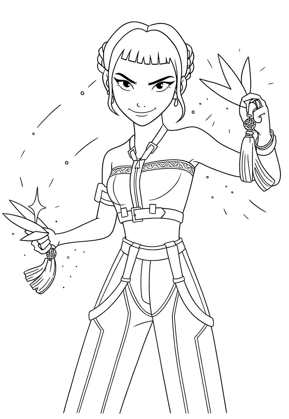 Desenho de Guerreiras do K-Pop