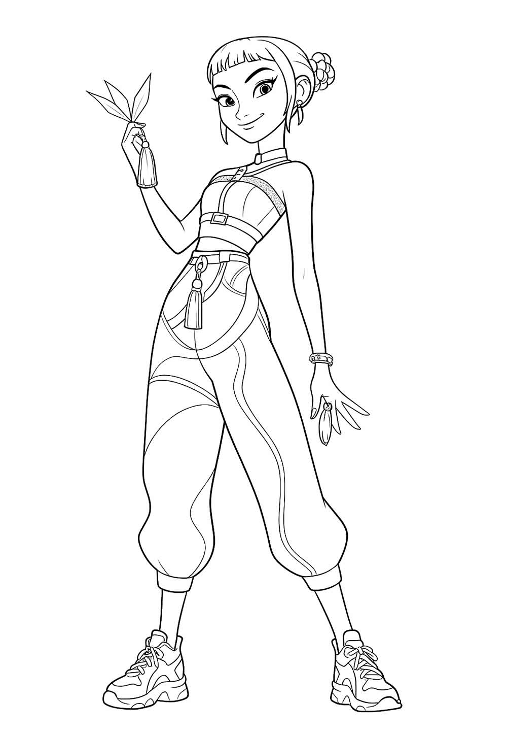 Desenho de Zoey - Guerreiras do K-Pop