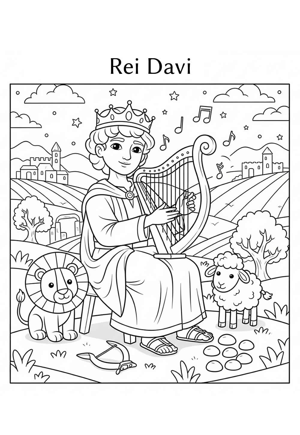 Desenho do Rei Davi