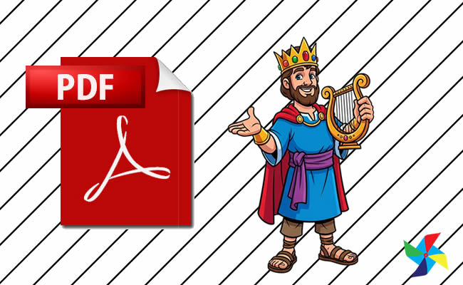 Desenhos do Rei Davi em PDF