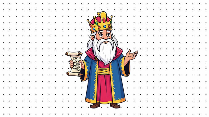Desenhos do Rei Salomão para colorir
