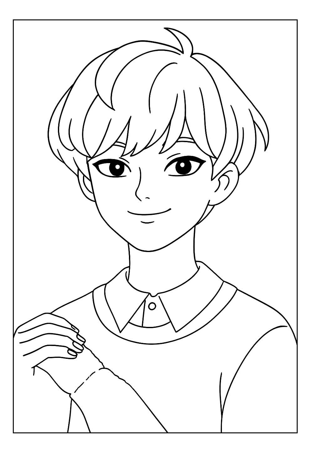 Desenho Saja Boys Colorir