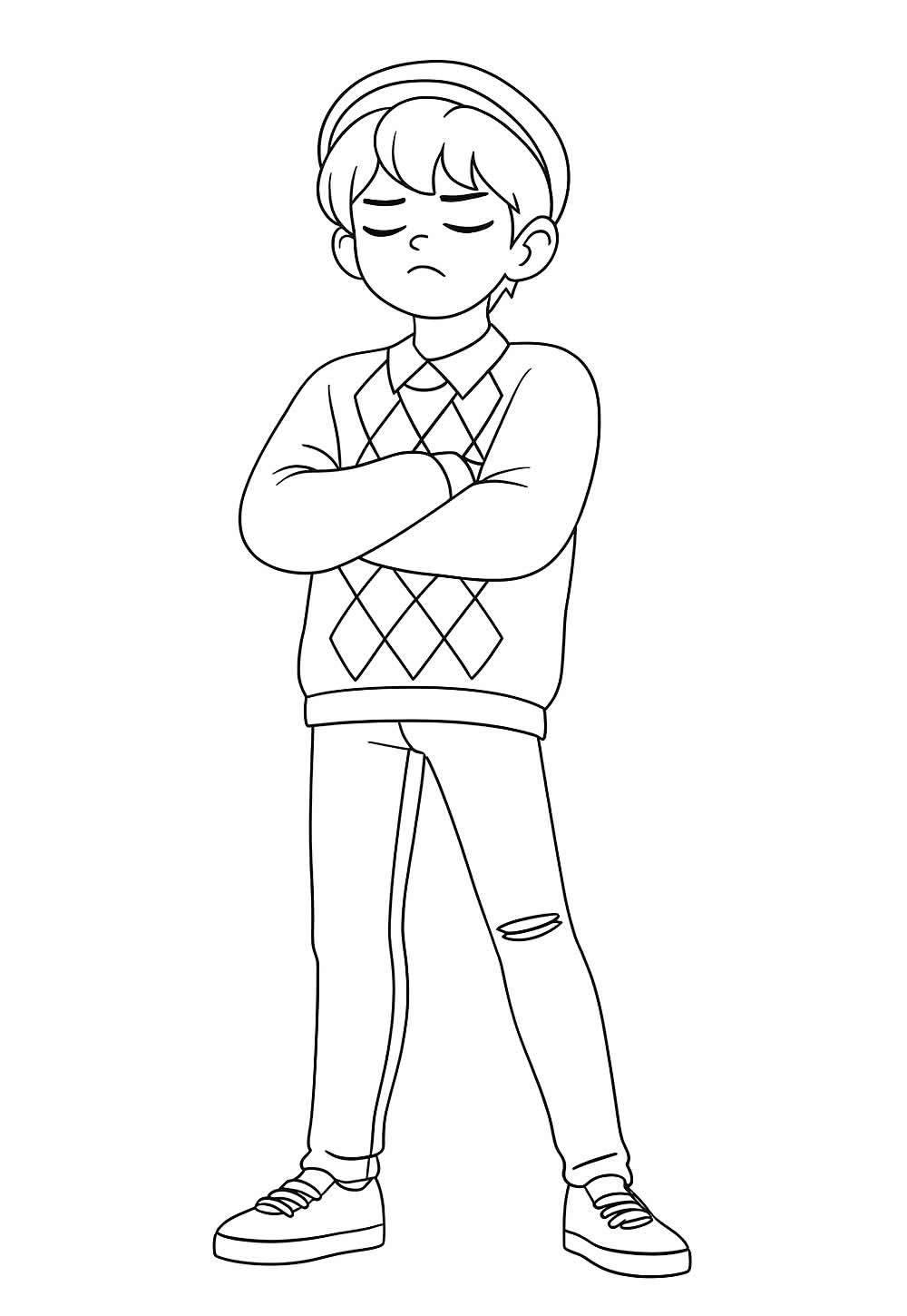 Desenho do Baby Saja para colorir