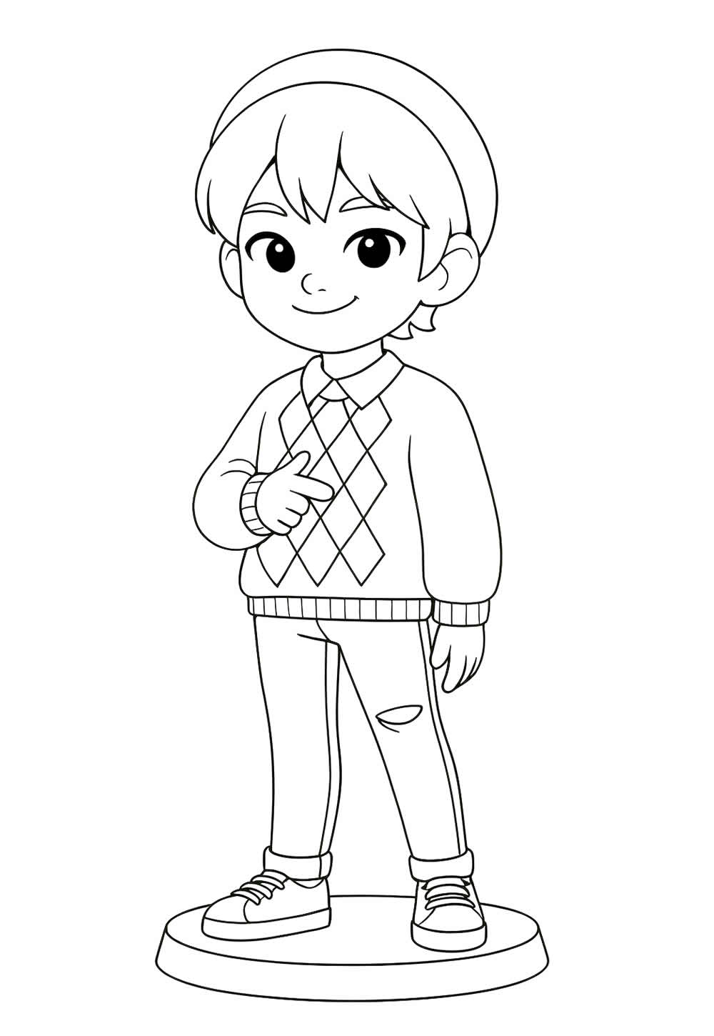 Desenho Fofinho do Baby Saja