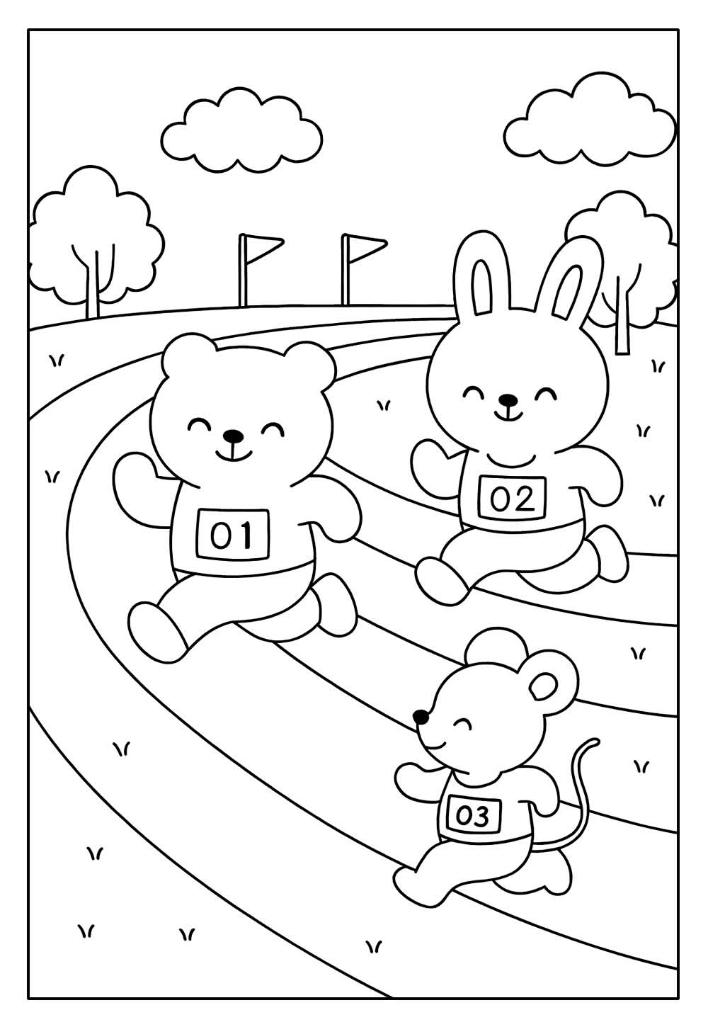 Desenho de Bobbie Goods para pintar