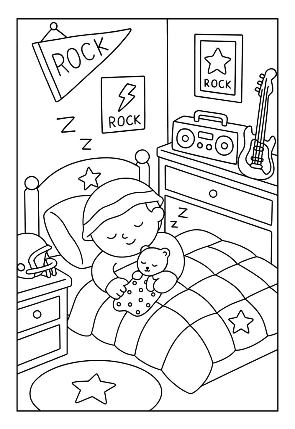 Desenho Fofo para Colorir