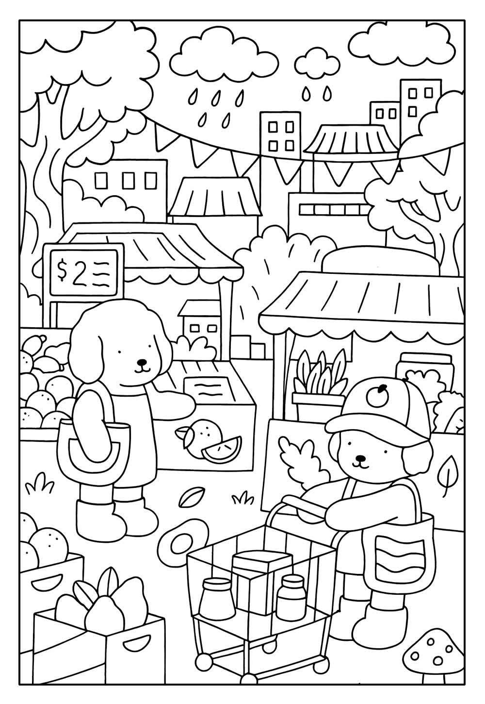 Desenho de Bobbie Goods na Feira