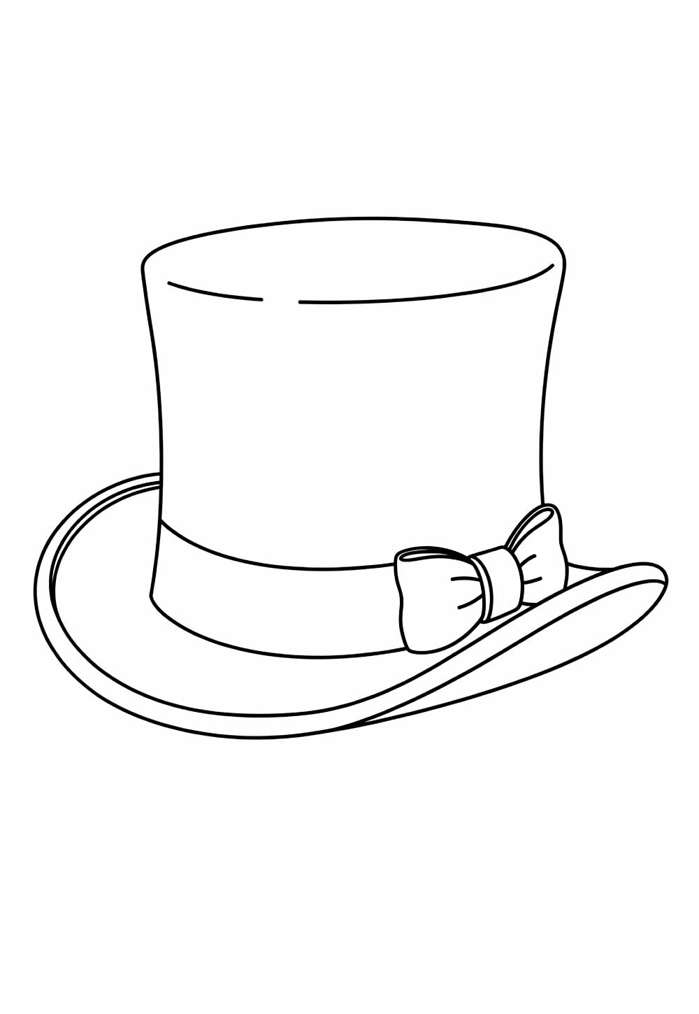 Desenho de Cartola para colorir