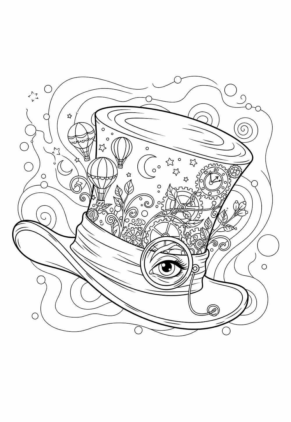 Desenho Cartola Pintar