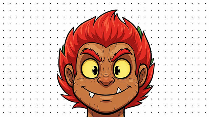 Desenhos do Curupira para colorir
