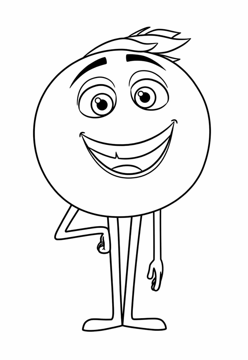 Desenho de Emoji: O FIlme para colorir